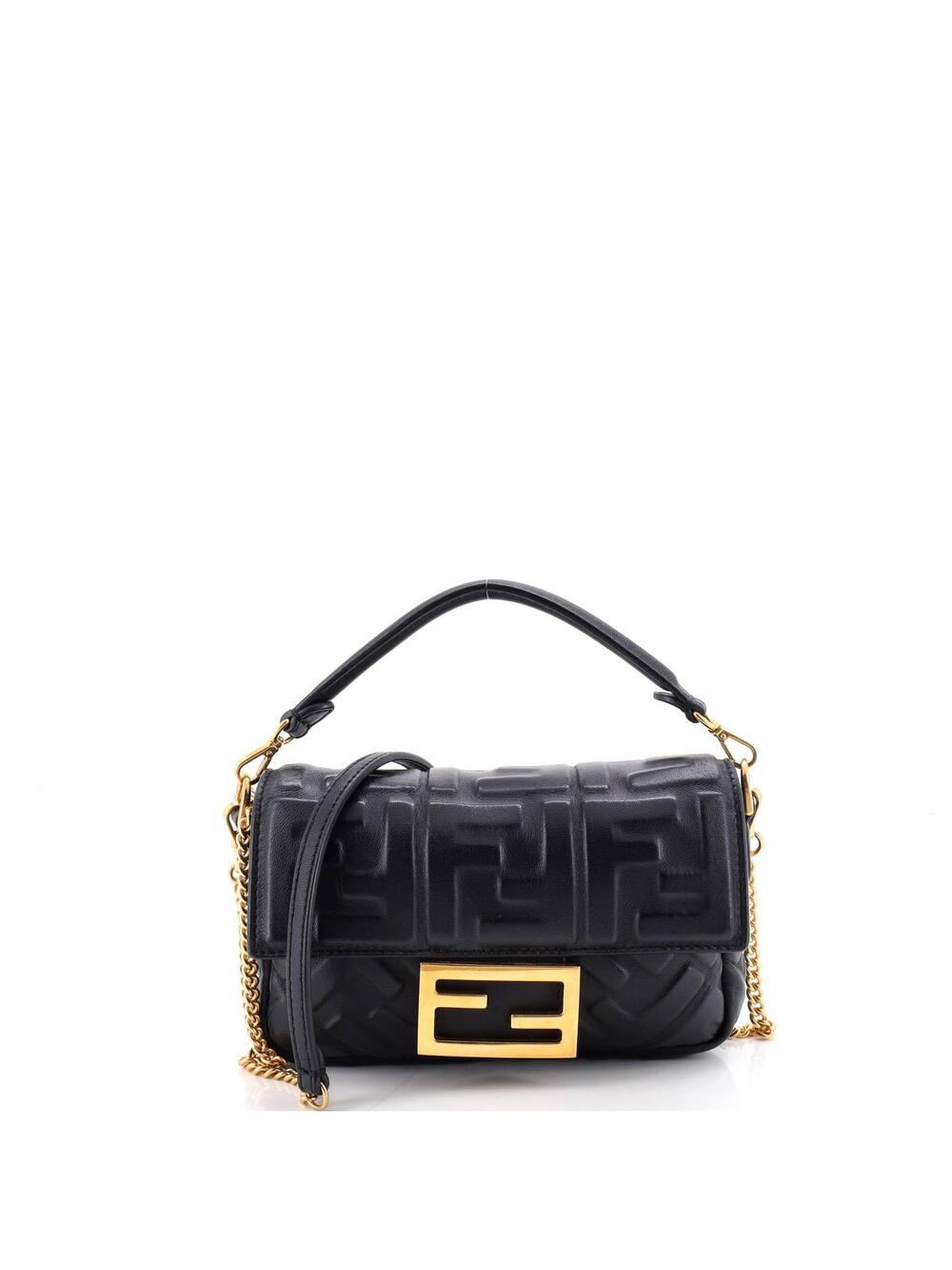Fendi Baguette Nm Bag Zucca Embossed #303815F22B